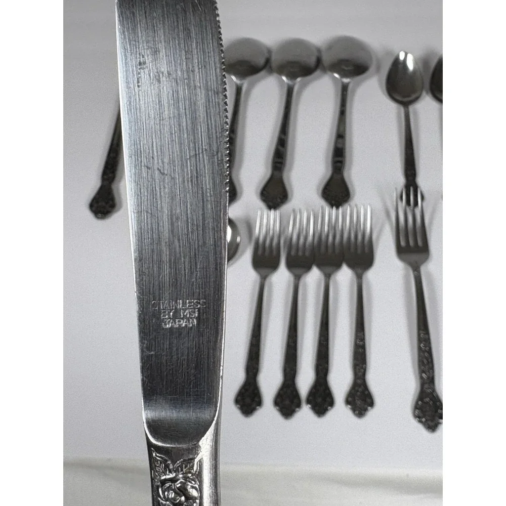 Versailles by MSI Japan Vintage Stainless Steel Flatware Mix Lot 16 Piece